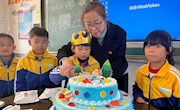 环境艺术专业党支部深入　上犹县水岩乡希望小学开展结对共建党日活动