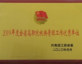 2019年度全省高职院校共青团工作优秀单位